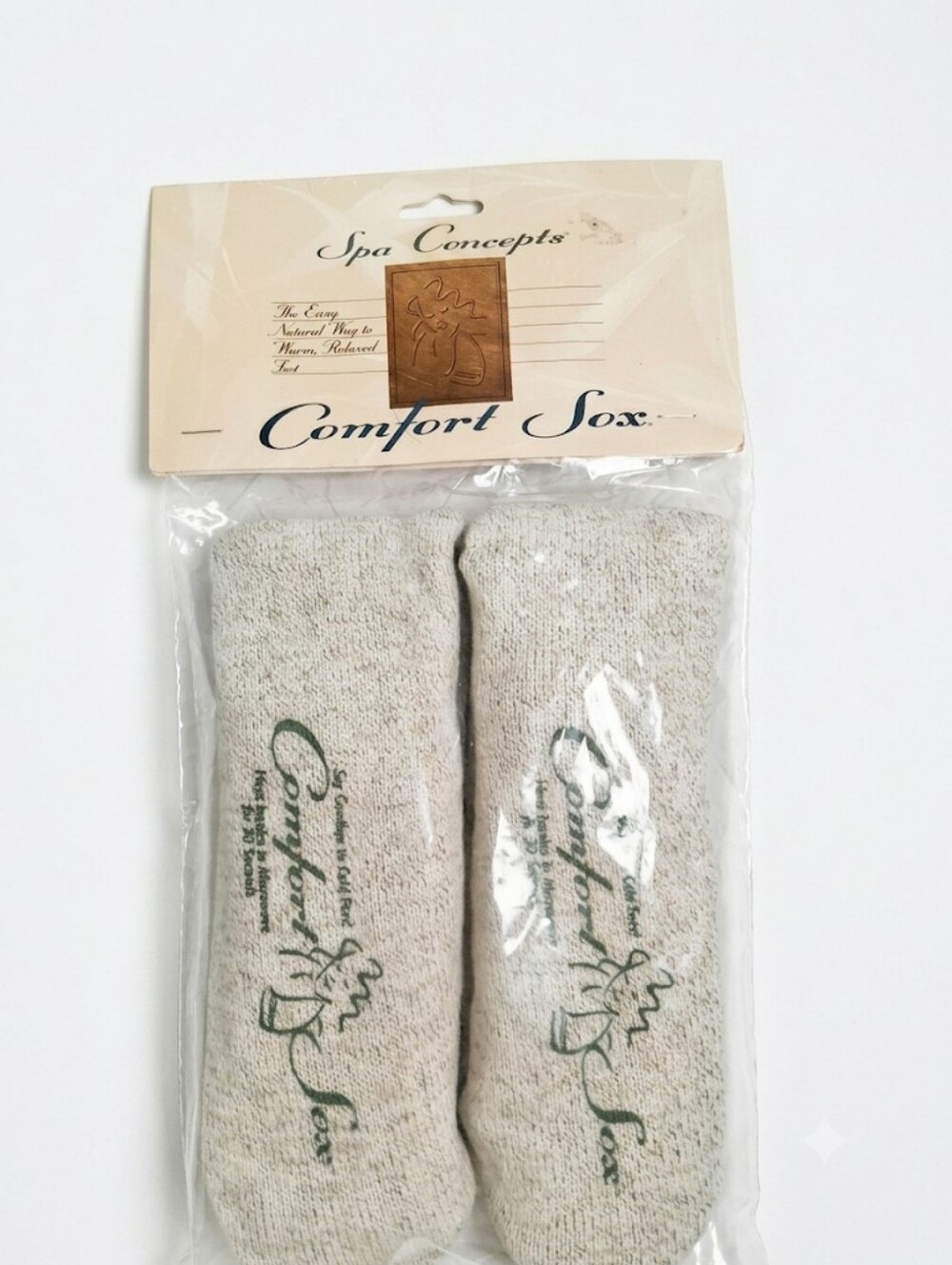 Spa Concepts Comfort Socks Microwaveable to Keep Feet Warm